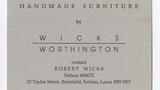 Wicks Worthington trade card