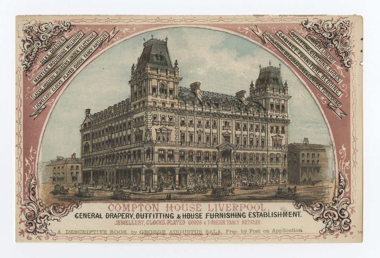 Compton House trade card - image 1