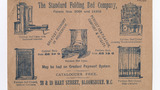 The Standard Folding Bed Company trade card