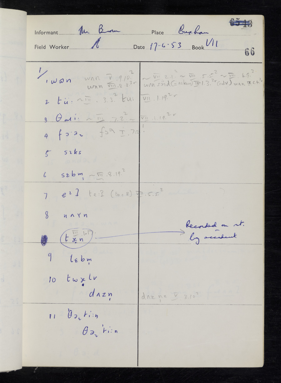 Cuxham Response Book - 25O5 Media credit University of Leeds