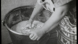 Cheesemaking: Breaking up the Cheese Mixture