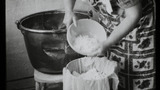 Cheesemaking: Putting Curd into a Cheesecloth