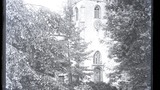 Clapham church, from road to car