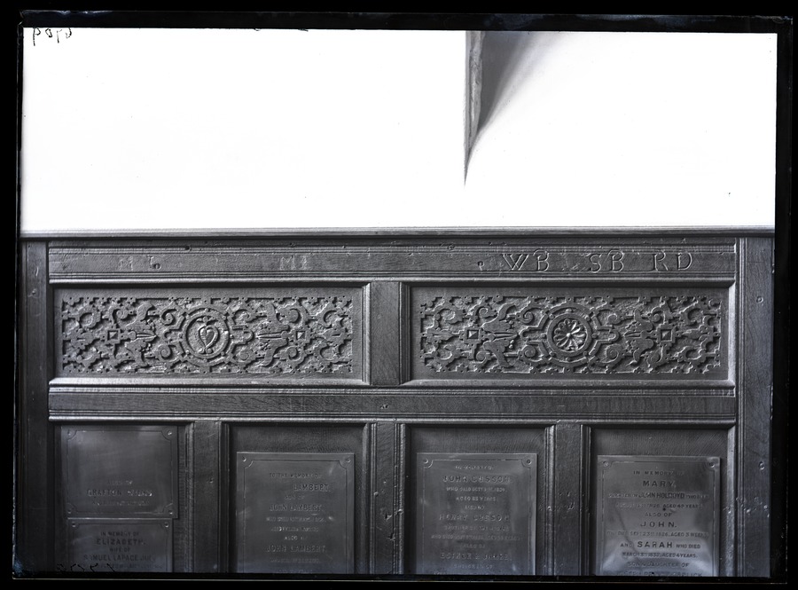 St. Johns Church, Leeds, Panel, back of Font 