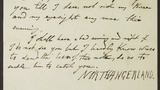 Letter signed 'Northangerland'.