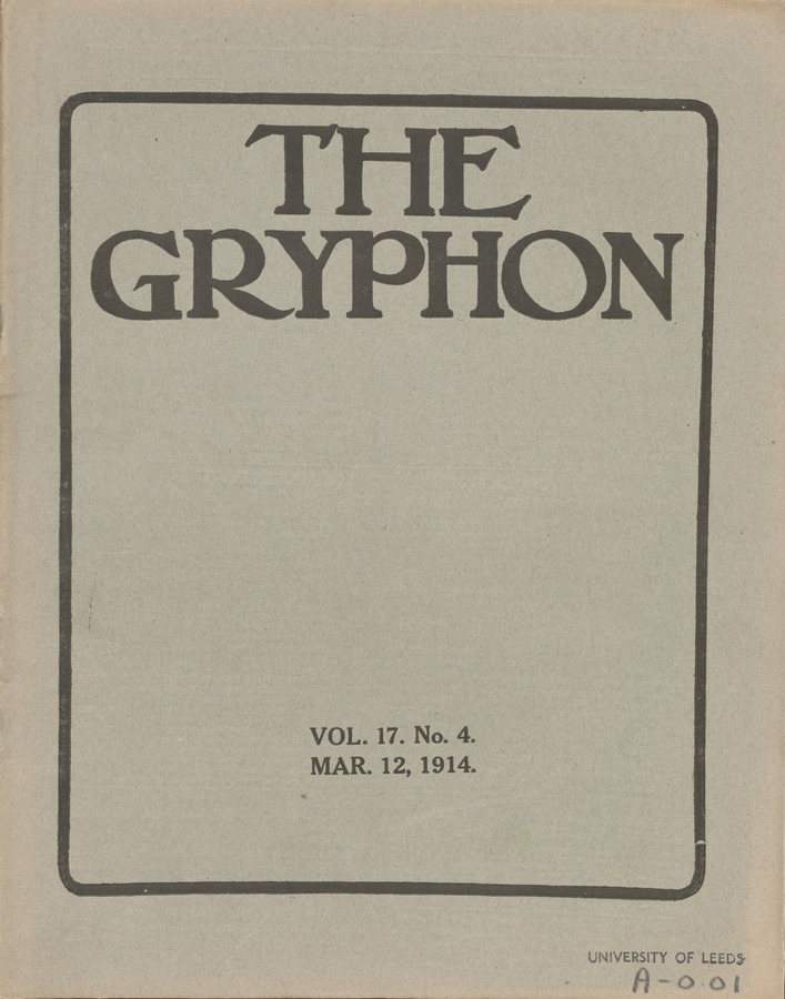 The Gryphon, volume 17 issue 4 Image © University of Leeds