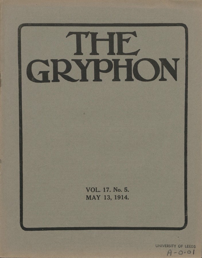 The Gryphon, volume 17 issue 5 Image © University of Leeds