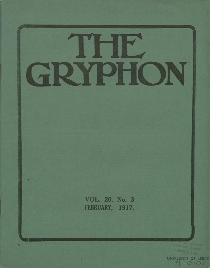 The Gryphon, volume 20 issue 3 Image © University of Leeds