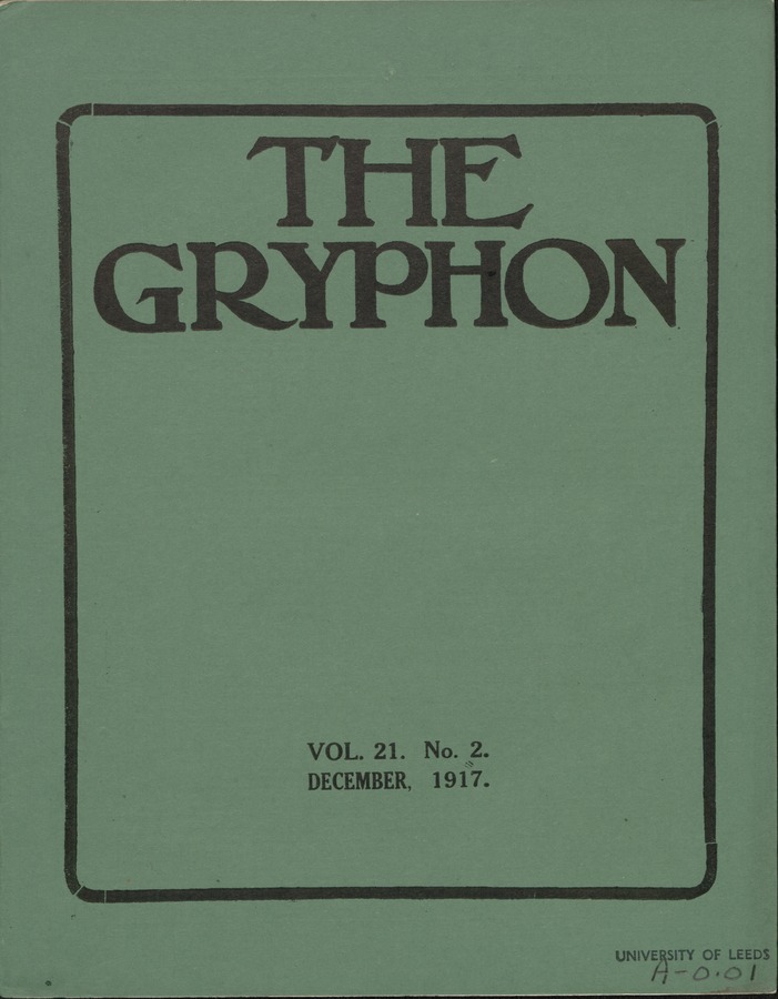 The Gryphon, volume 21 issue 2 Image © University of Leeds