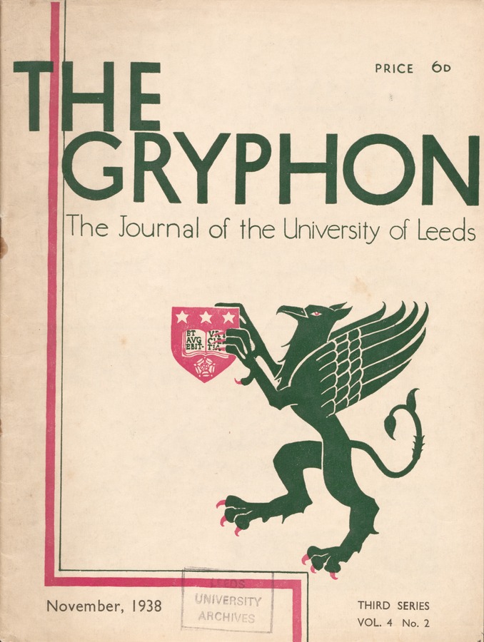 The Gryphon: Third Series, volume 4 issue 2 Image © University of Leeds