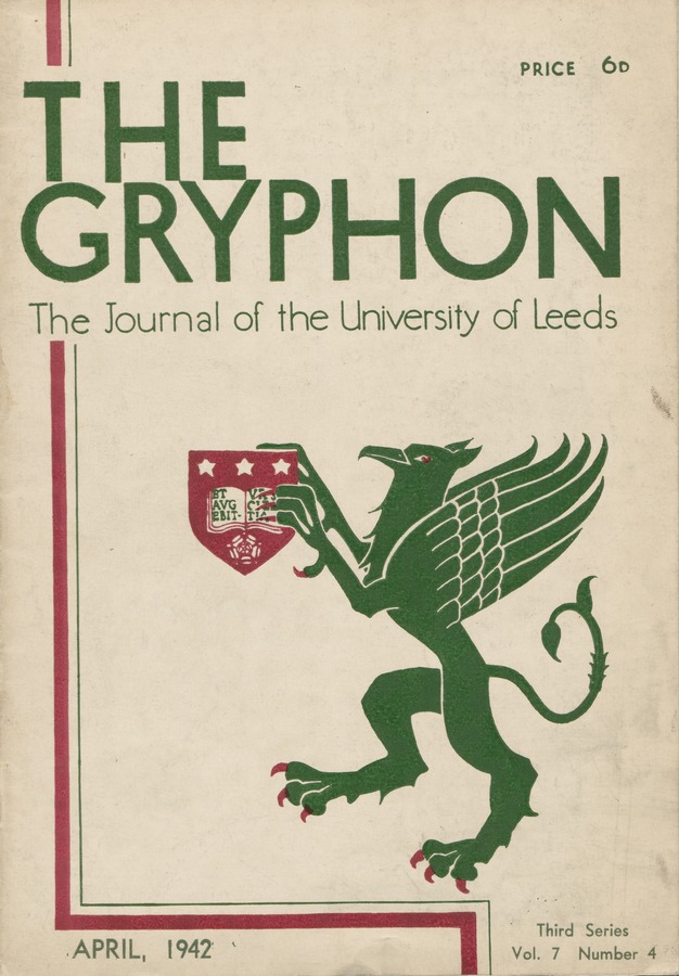 The Gryphon: Third Series, volume 7 issue 4 Image © University of Leeds