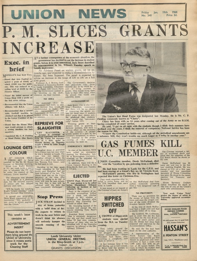 Union News, issue 340 Image © University of Leeds