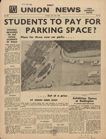 Union News, issue 304 Image © University of Leeds