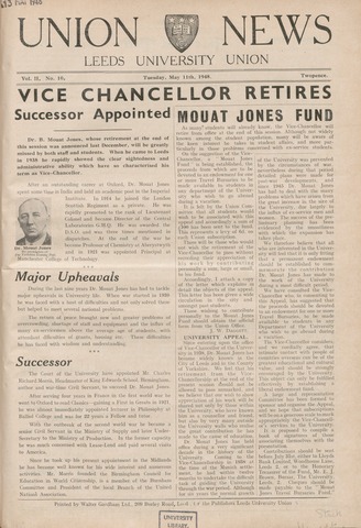 Union News, volume 2 issue 10 Image © University of Leeds
