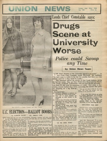 Union News, issue 345 Image © University of Leeds