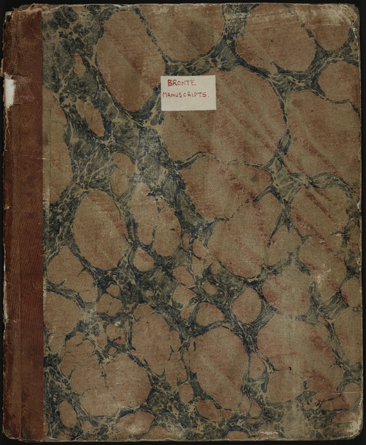 Brontë Manuscripts' notebook Image credit Leeds University Library