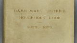 Recipe book known as 'Dame Mary Lister's household book'