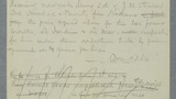 'L'envoi' autograph manuscript / Oscar Wilde.