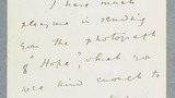 Autograph letter to Marian Willets / Oscar Wilde.
