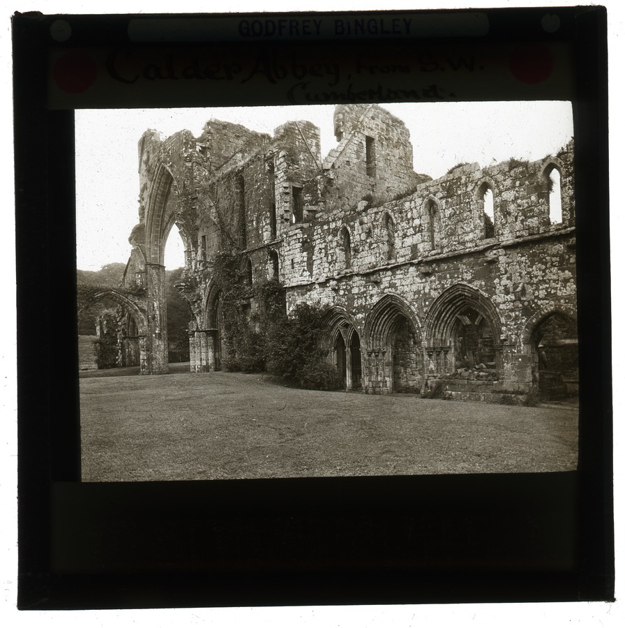 Calder Abbey from S. [South] W [West] Cumberland Â© University of Leeds