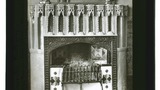 Somersby Rectory, dining room fireplace, carved and moulded by Lord Tennyson's Father