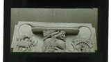 Misereres, Ely, B Hunts man falling from his horse on his head, horn on the ground, leaves L. 2 stags, 2 Dogs, leaves R. Nun praying at a desk