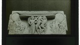 Misereres, Ely, B Angel with sword, Adam and Eve L. Man digging, boy picking up R. Woman, distaff, fir, bobbin