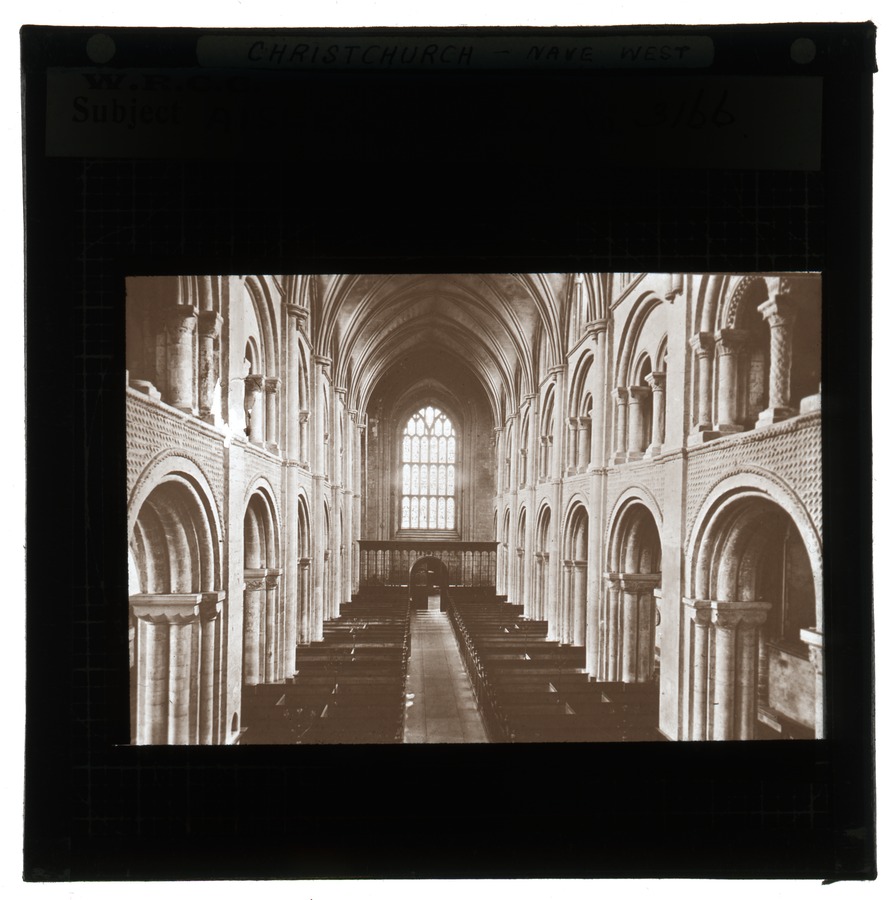 Aisles, Christchurch, nave west Â© University of Leeds