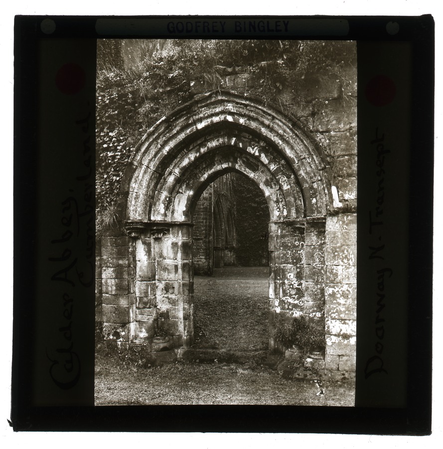 Calder Abbey, Cumberland, doorway north transept Â© University of Leeds
