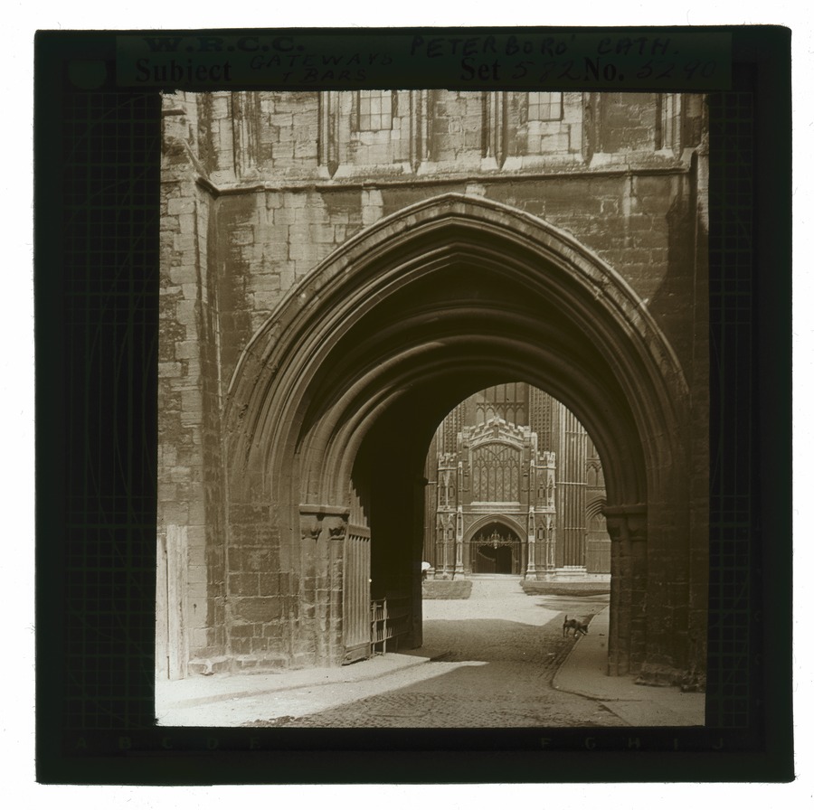 Gateways & bars, Peterborough Cathedral Â© University of Leeds
