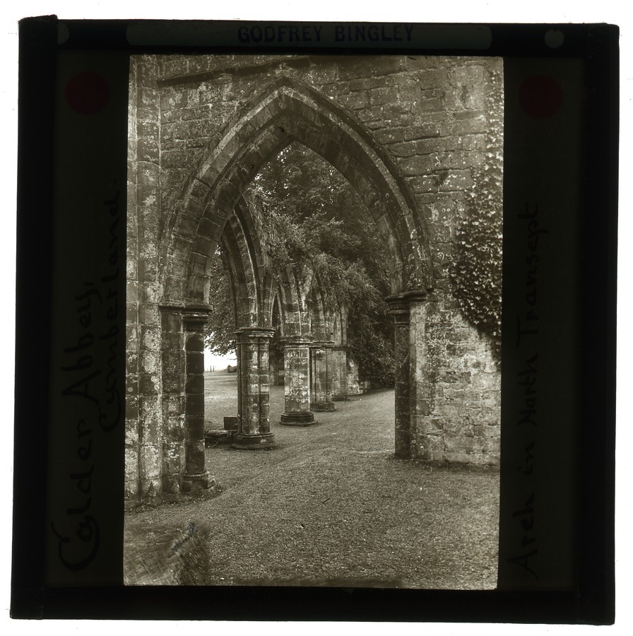 Calder Abbey, Cumberland, arch in north transept Â© University of Leeds