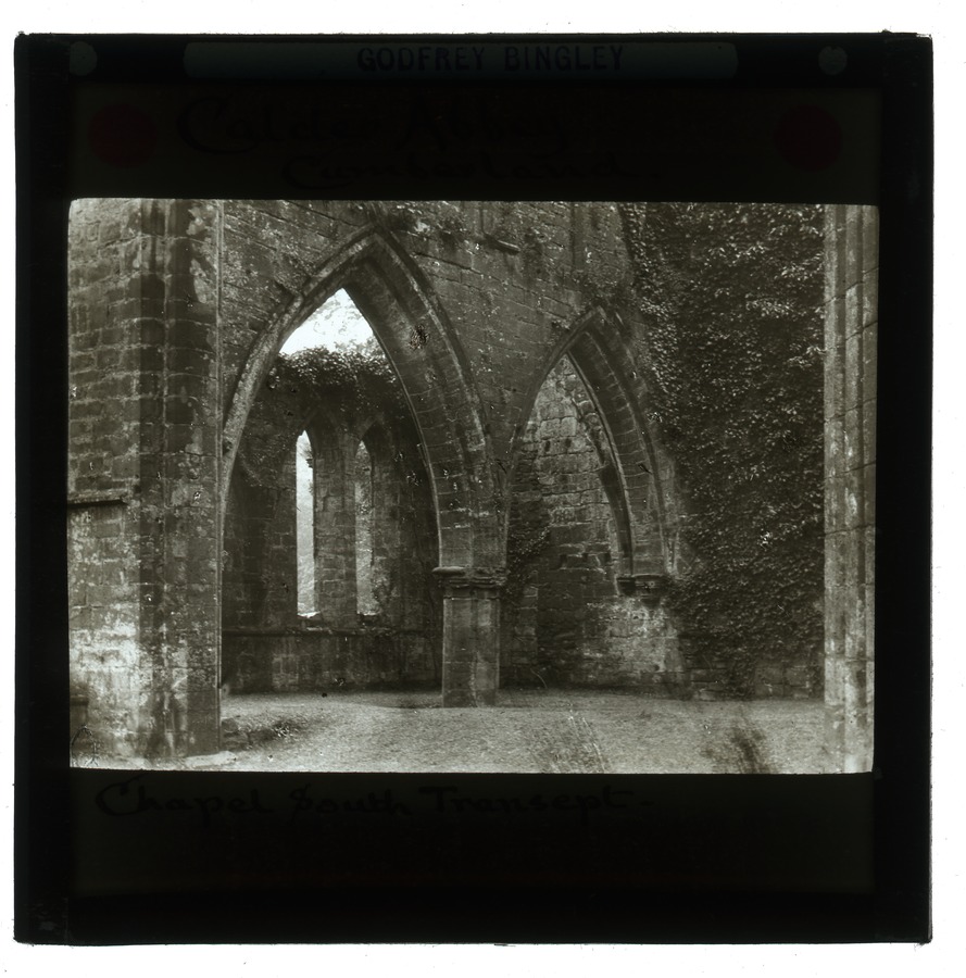 Calder Abbey, Cumberland, chapel south transept Â© University of Leeds