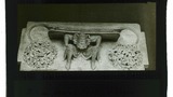 Misereres, Ely, B. Man seated hands on knees, L+R Leaves