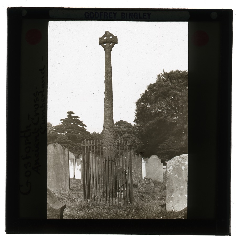 Gosforth, ancient cross, Cumberland Â© University of Leeds