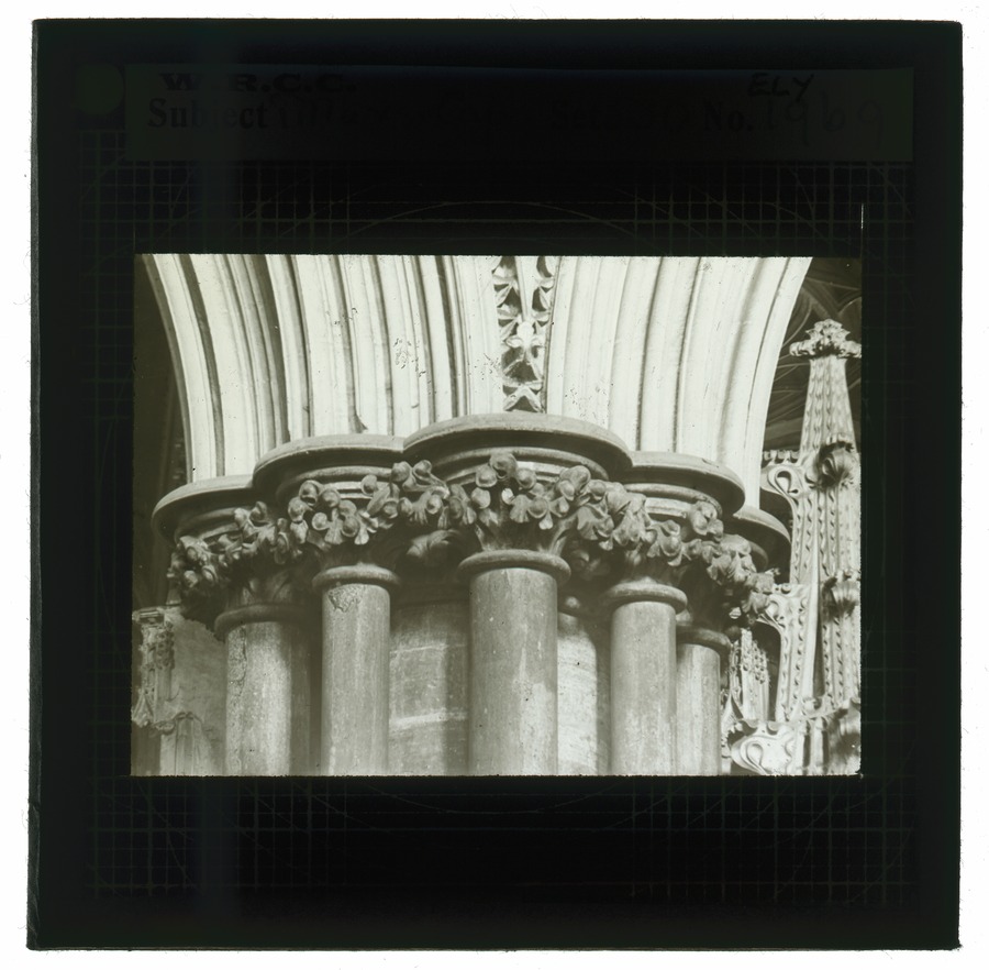 Pillars and caps, Ely Â© University of Leeds
