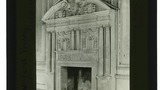 Burford Priory, Oxfordshire, fireplace in drawing room