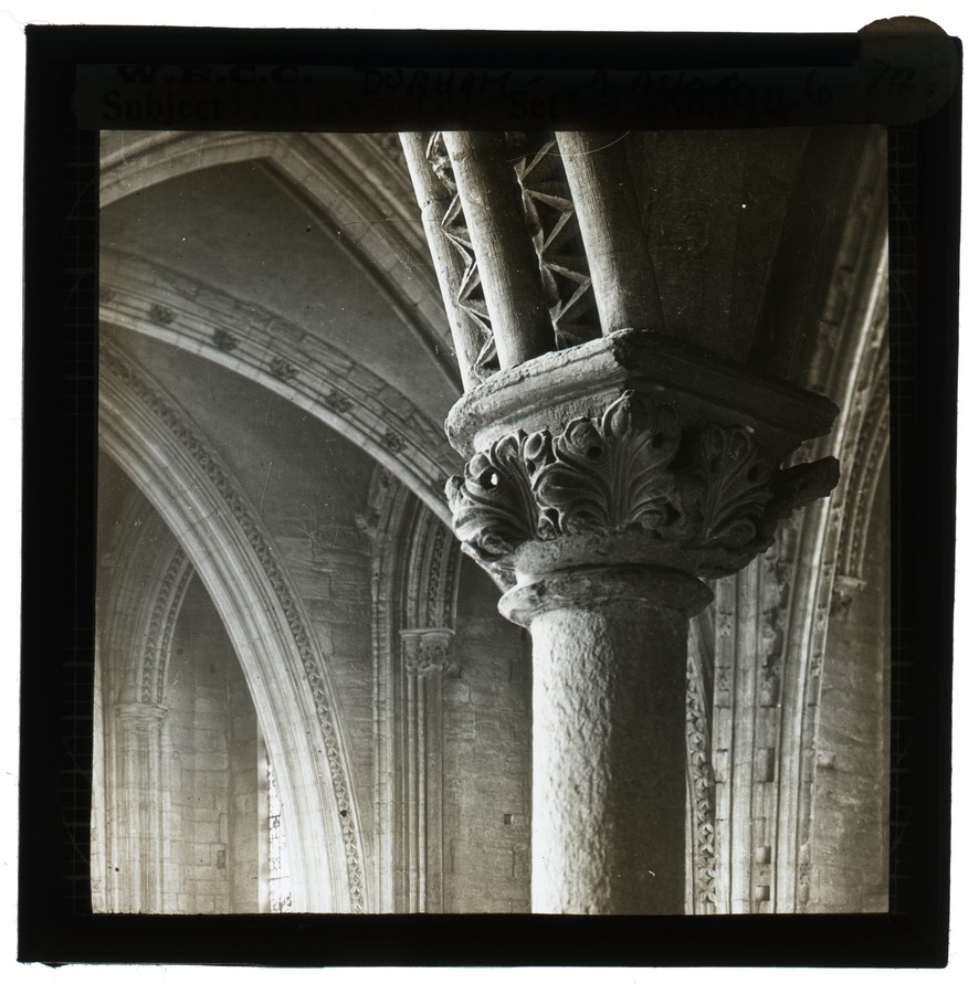 Durham, altars, pillars & caps Â© University of Leeds