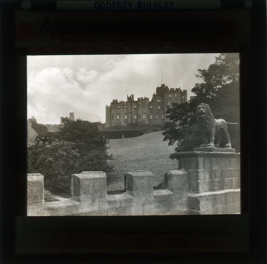 Alnwick Castle, from Lion Bridge Â© University of Leeds