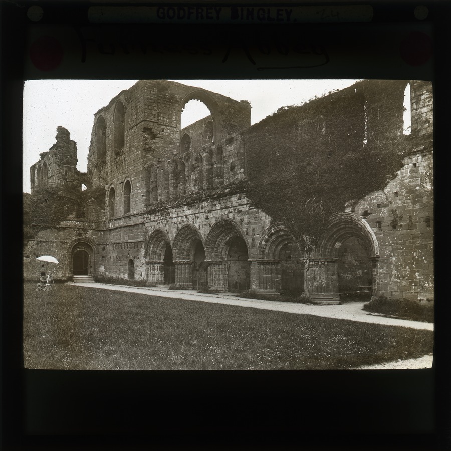 Furness Abbey, Arches in cloisters Â© University of Leeds